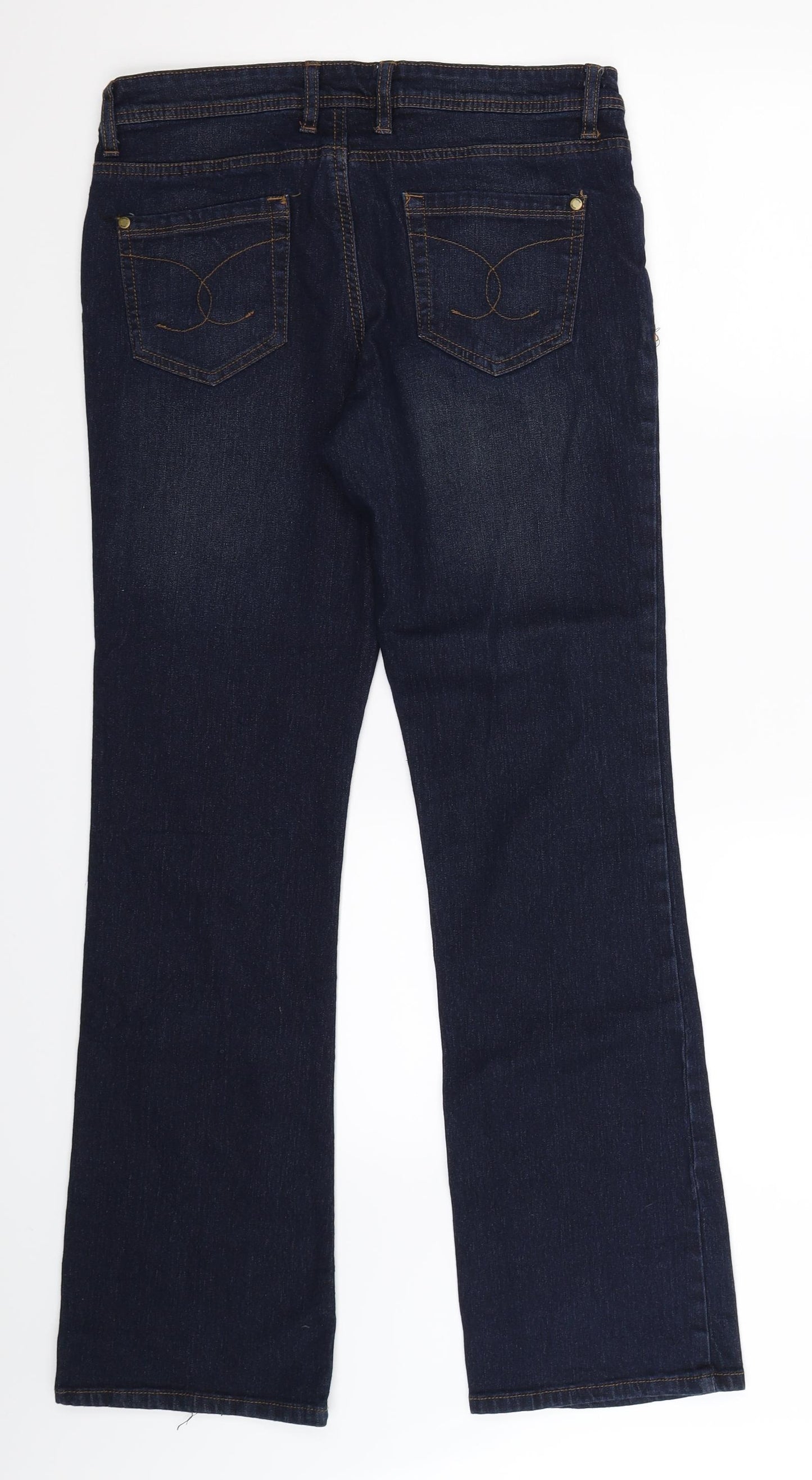 ESMARA Womens Blue  Denim Bootcut Jeans Size 14 L30 in