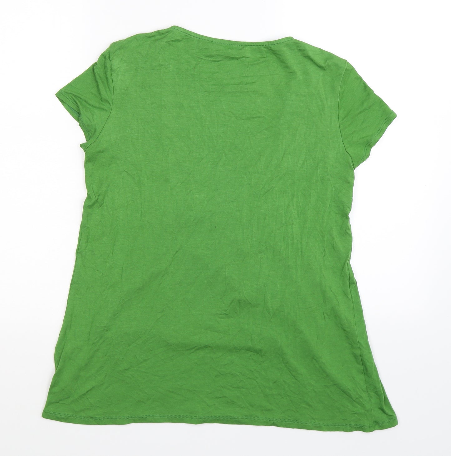 Wallis Womens Green   Basic T-Shirt Size 10