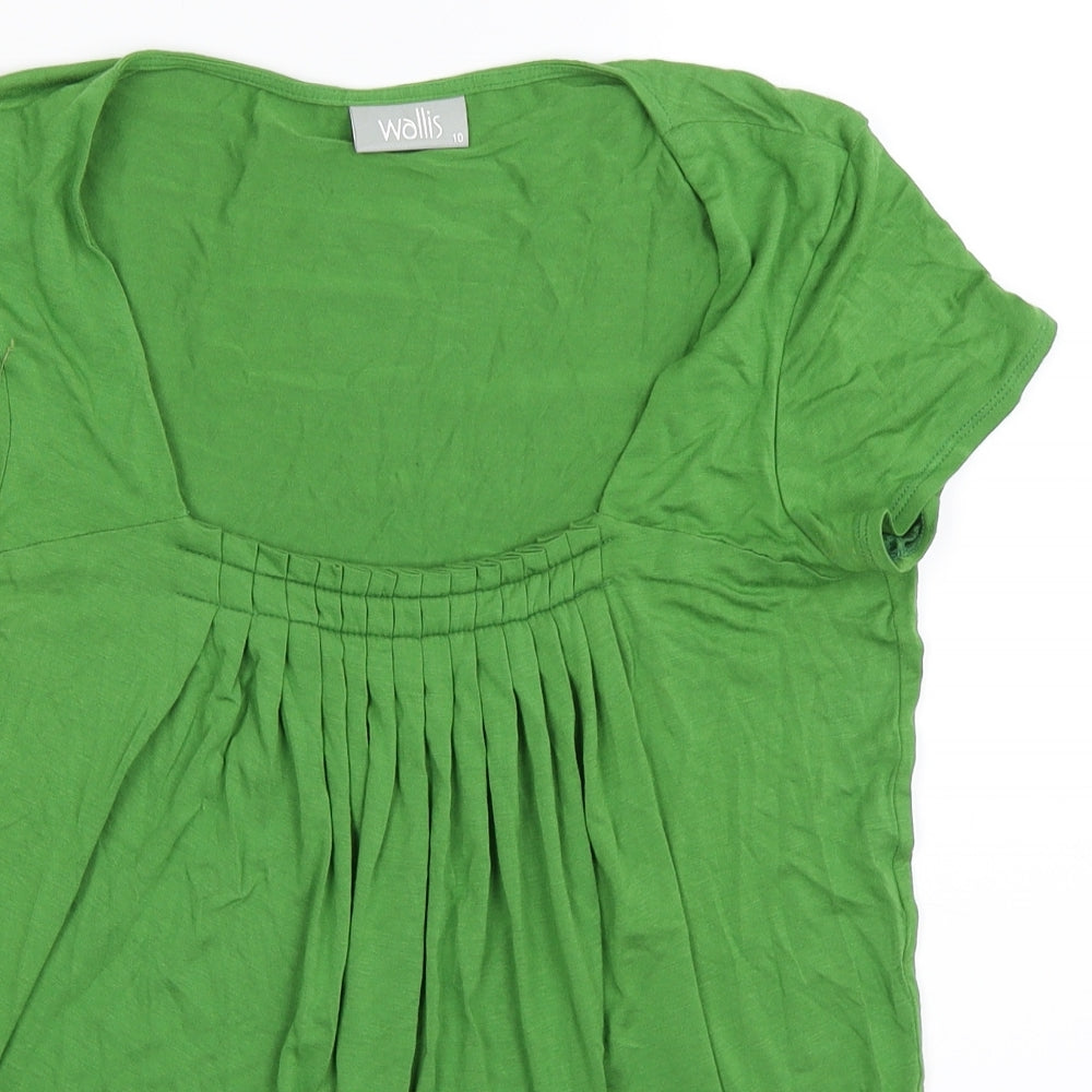 Wallis Womens Green   Basic T-Shirt Size 10