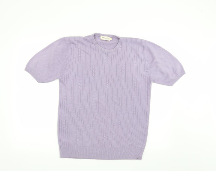 Bonmarché Womens Purple Pullover Jumper Size M