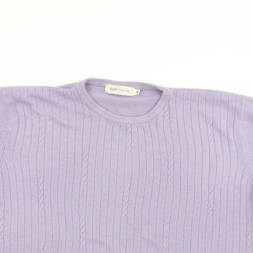 Bonmarché Womens Purple   Pullover Jumper Size M