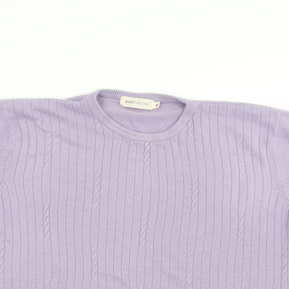 Bonmarché Womens Purple   Pullover Jumper Size M