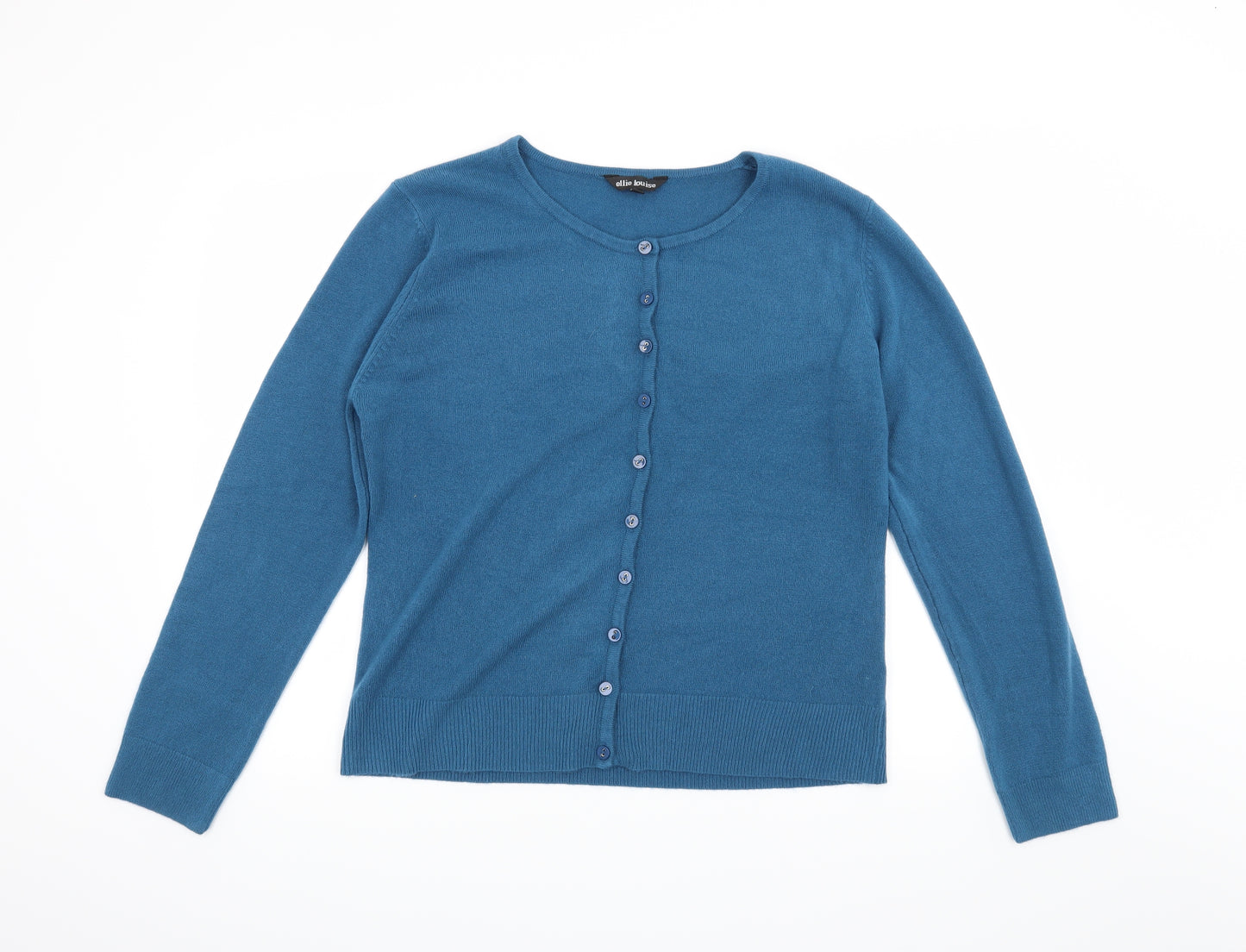 Ellie Louise  Womens Blue   Cardigan Jumper Size XL