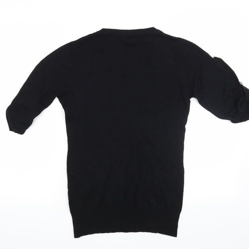 Miso Womens Black   Pullover Jumper Size 10