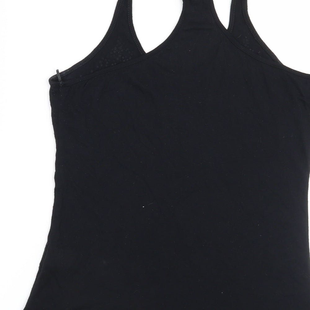 Topshop Womens Black   Basic T-Shirt Size 10