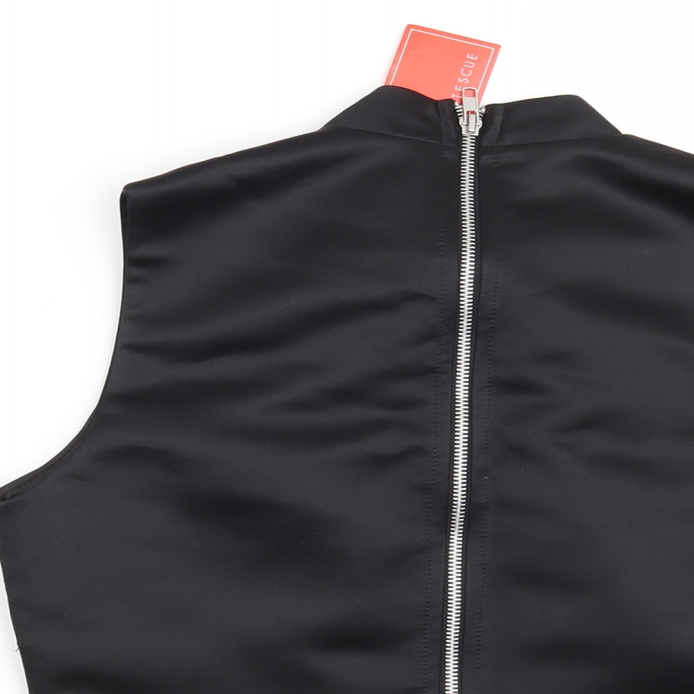 Rosie Fortescue Womens Black   Basic Blouse Size 10