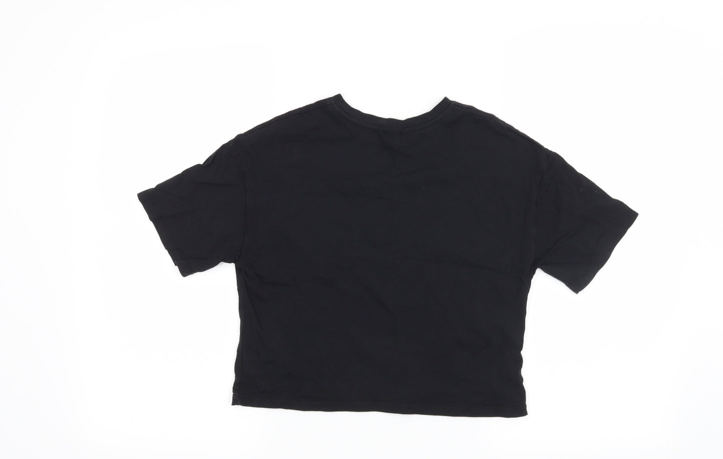 River Island Girls Black   Basic T-Shirt Size 9-10 Years  - Sassy