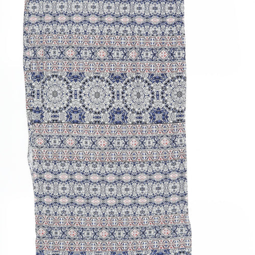 Atmosphere Womens Blue Geometric  Maxi Skirt Size 10
