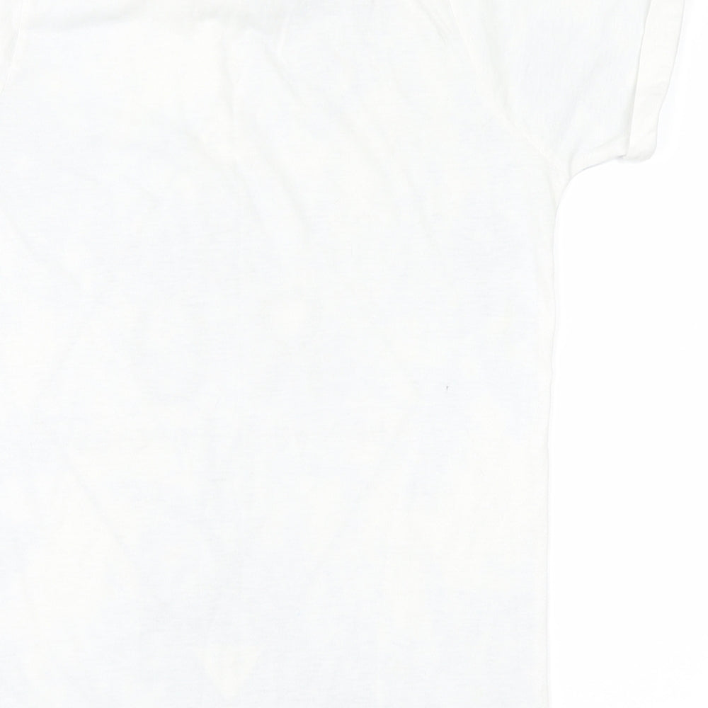 F&F Boys White   Basic T-Shirt Size 10-11 Years  - nyc