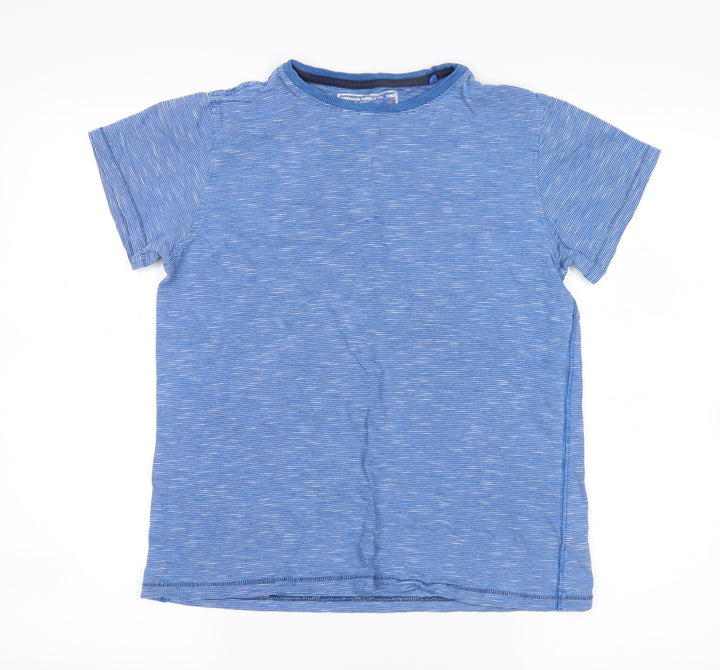 NEXT Boys Blue Striped Basic T-Shirt Size 12 Years