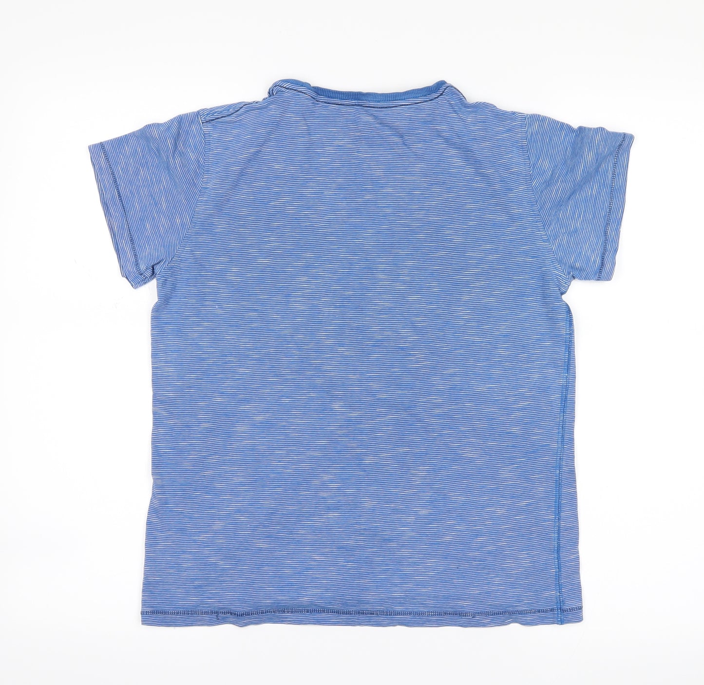 NEXT Boys Blue Striped  Basic T-Shirt Size 12 Years