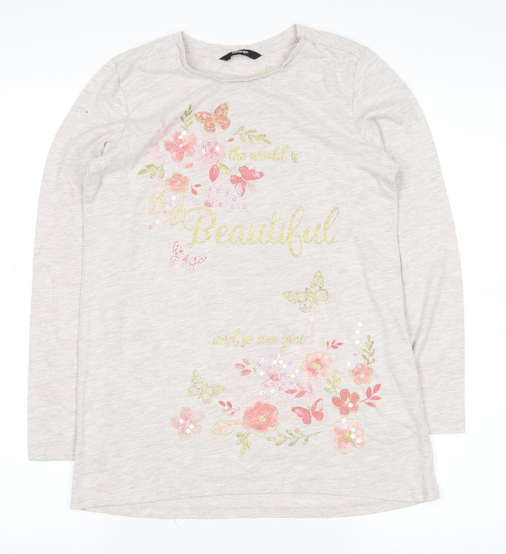 George Girls White Basic Casual Size 11-12 Years - the world is beautiful