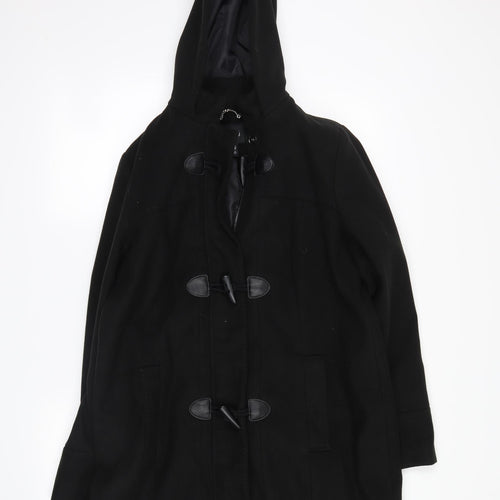 tailored Womens Black   Trench Coat Coat Size 14