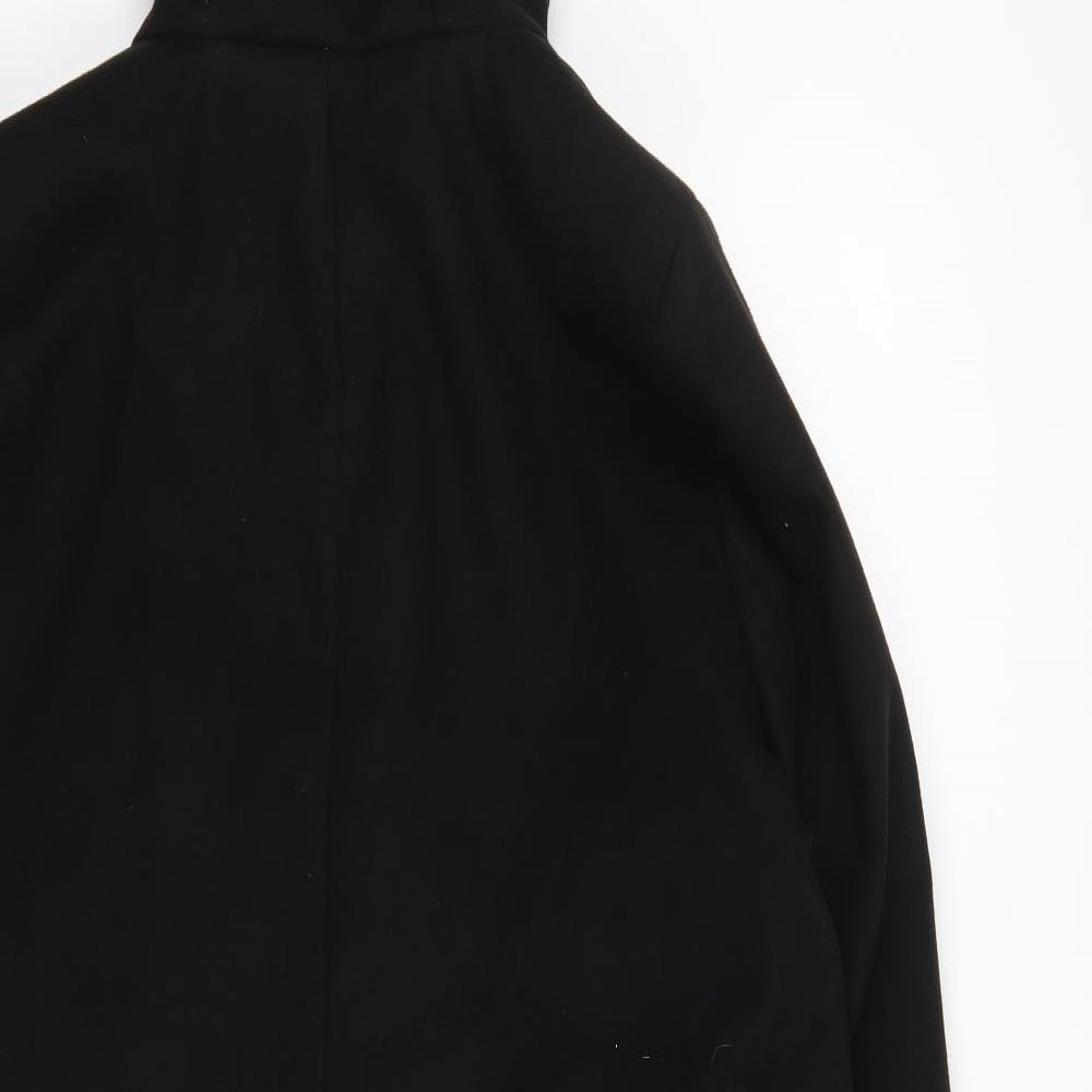 tailored Womens Black   Trench Coat Coat Size 14