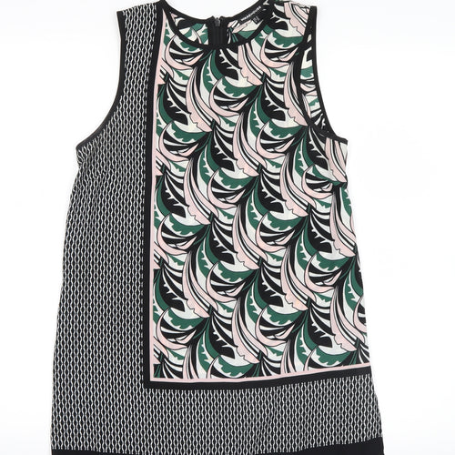 Warehouse Womens Pink Floral  Basic Tank Size 8
