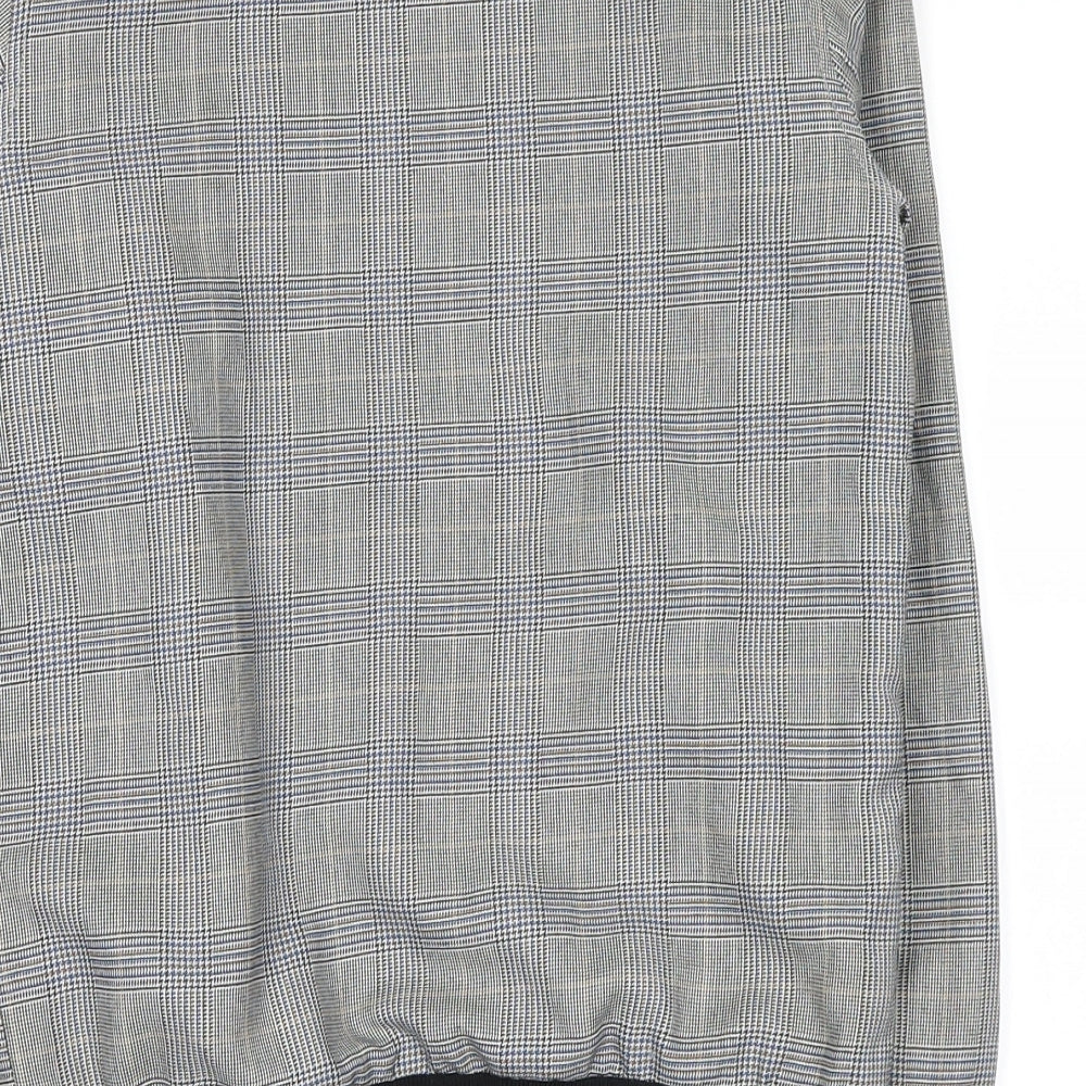 River Island Girls Grey Plaid  Jacket  Size 9-10 Years