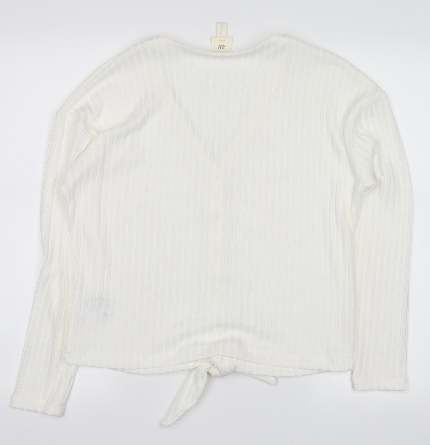H&M Womens White   Basic Button-Up Size S