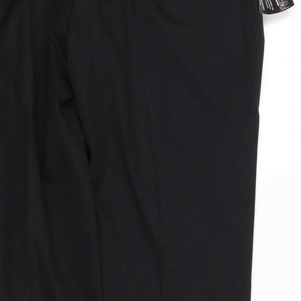 George Mens Black   Trousers  Size 42 in L31 in