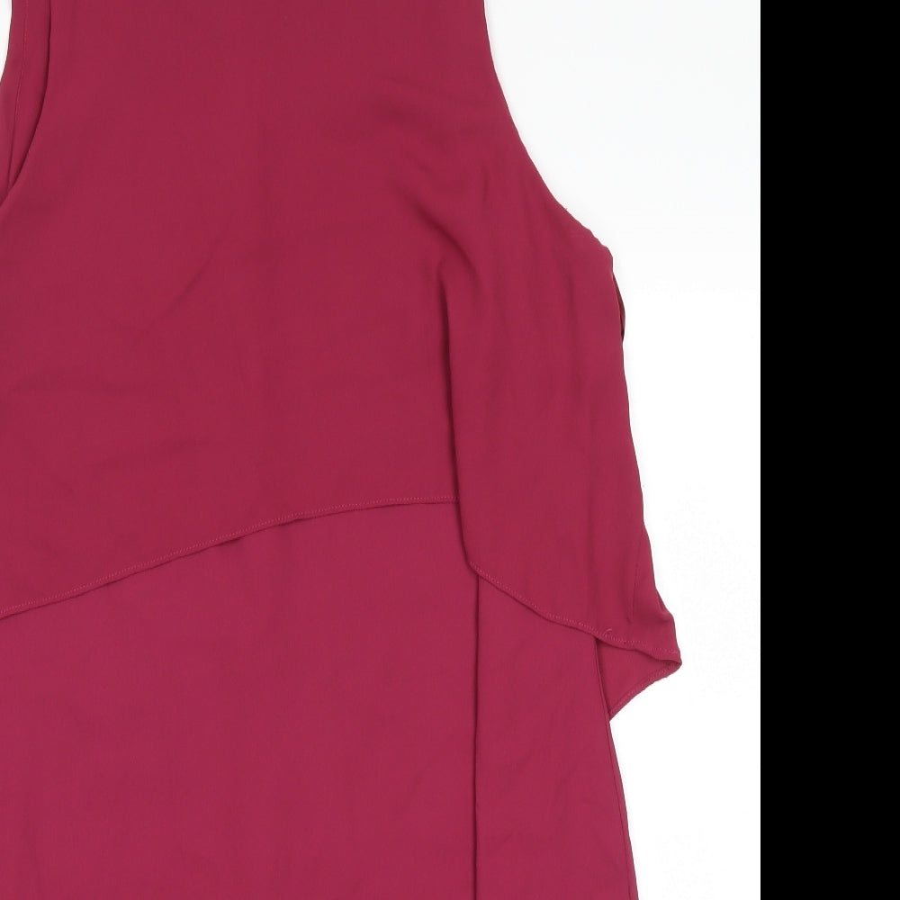 New Look Womens Red   Tank Dress  Size 16