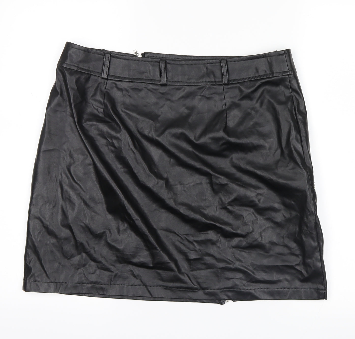 pretty little Thing Womens Black   Mini Skirt Size 14