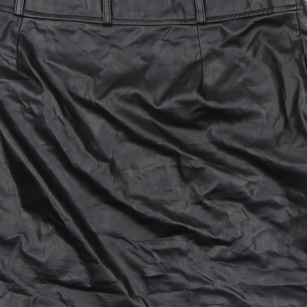pretty little Thing Womens Black   Mini Skirt Size 14