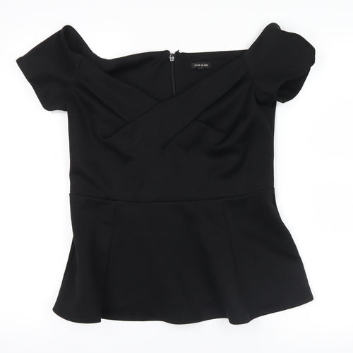 River Island Womens Black   Basic Blouse Size 16