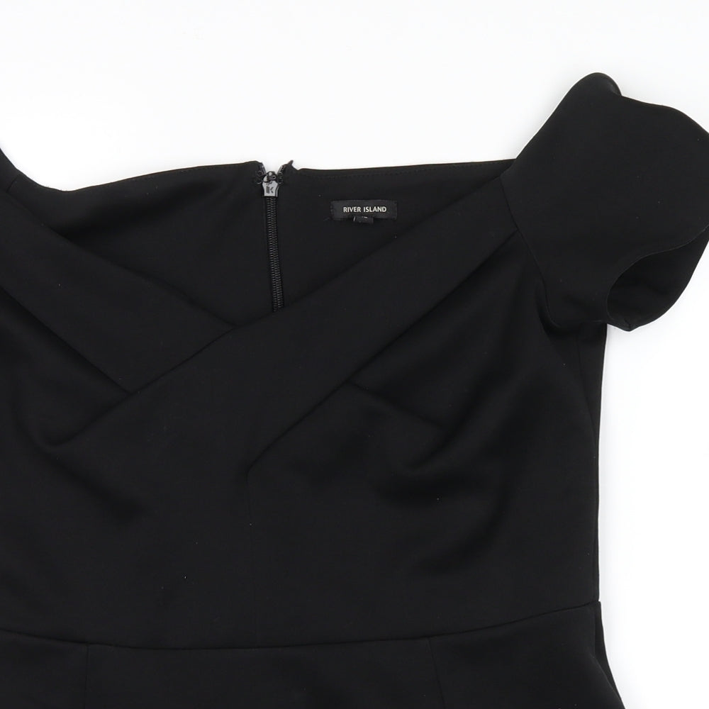 River Island Womens Black   Basic Blouse Size 16