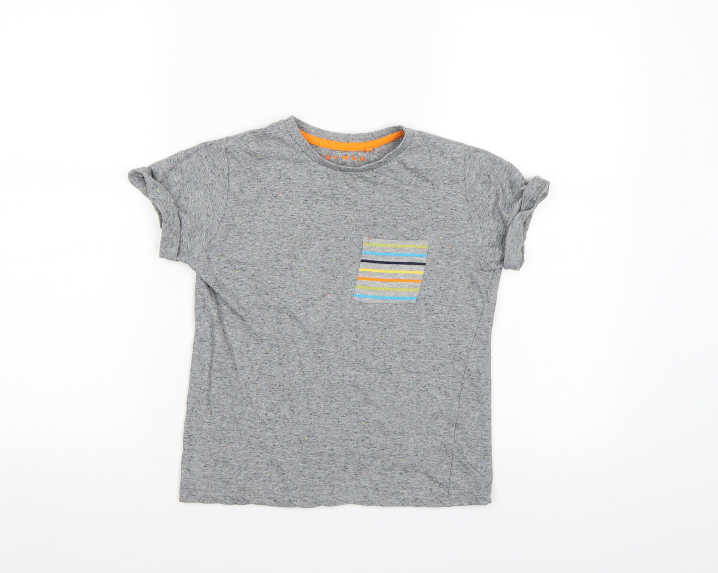 Nutmeg Boys Grey   Basic T-Shirt Size 6-7 Years