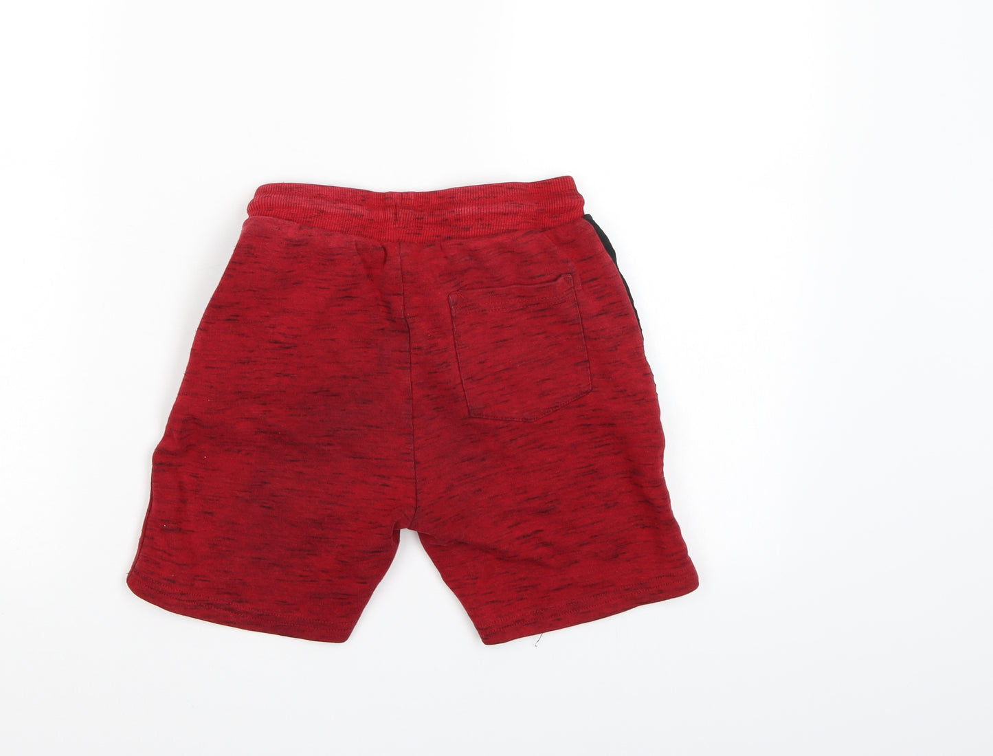 George Boys Red  Jersey Sweat Shorts Size 7-8 Years