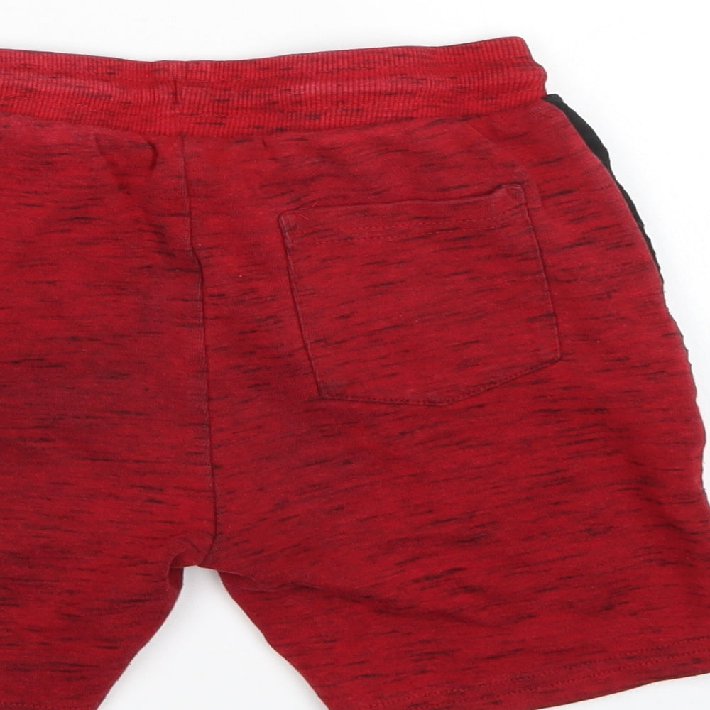 George Boys Red  Jersey Sweat Shorts Size 7-8 Years