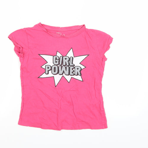 PEP&CO Girls Pink   Basic T-Shirt Size 8-9 Years