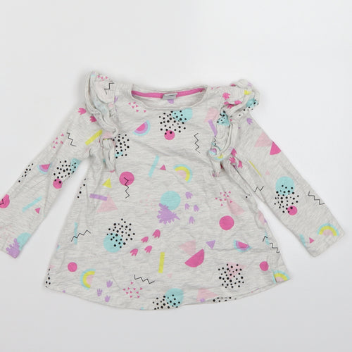 TU Girls Grey   A-Line  Size 9-12 Months