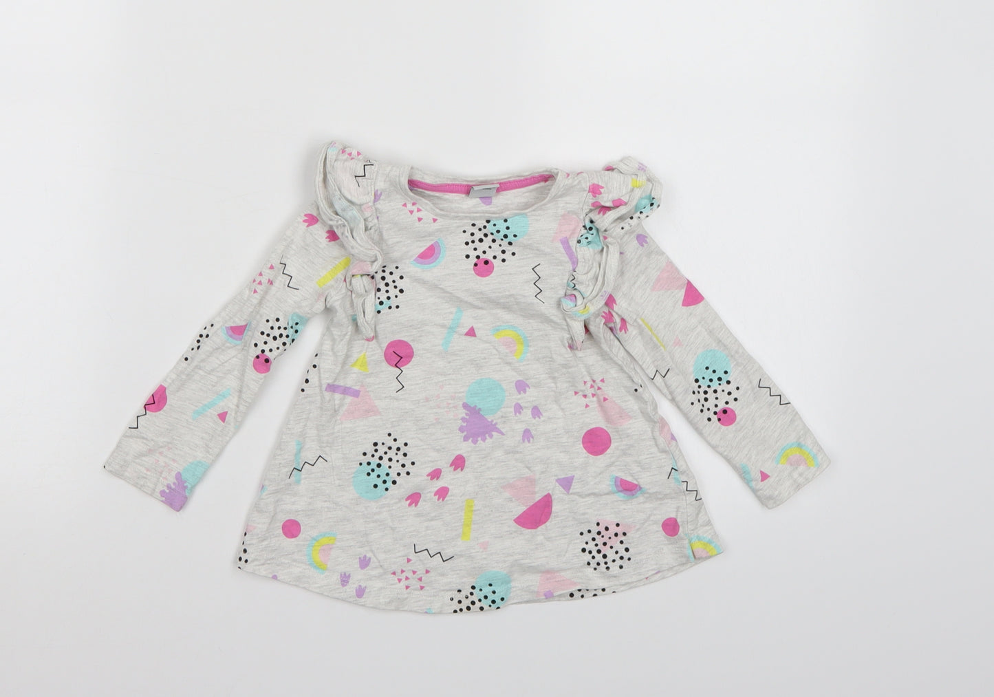 TU Girls Grey   A-Line  Size 9-12 Months