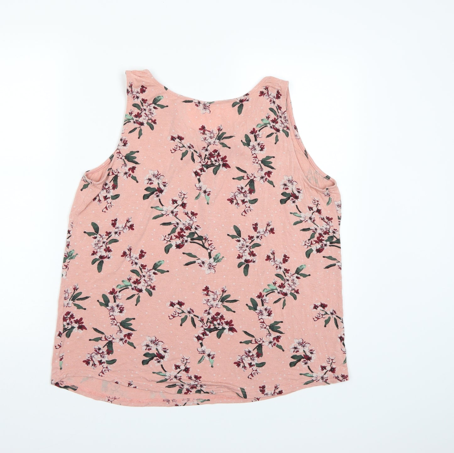 LASCANA Womens Pink Floral  Camisole Tank Size 18