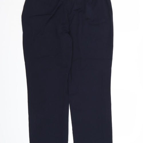 Marks and Spencer Womens Blue  Rayon Dress Pants Trousers Size 12 L28 in