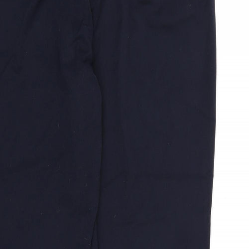 Marks and Spencer Womens Blue  Rayon Dress Pants Trousers Size 12 L28 in