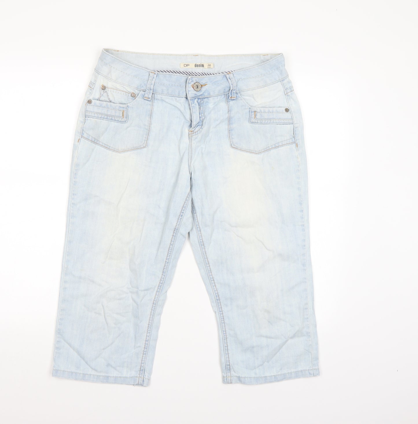 dp Denim Womens Blue  Denim  Shorts Size 14