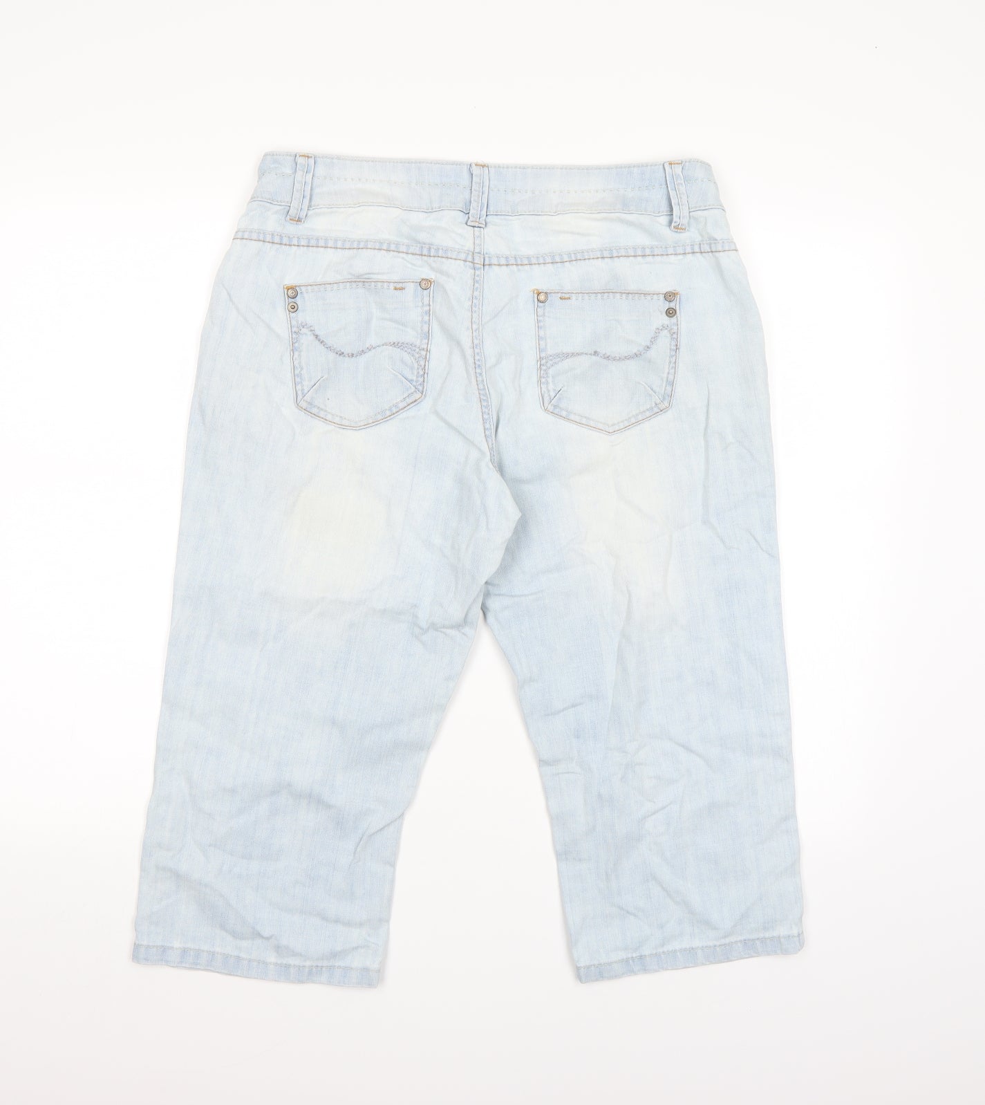 dp Denim Womens Blue  Denim  Shorts Size 14