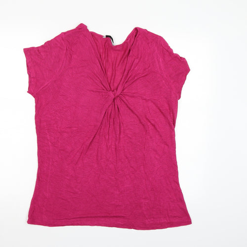 TU Womens Pink   Wrap Jumper Size 18