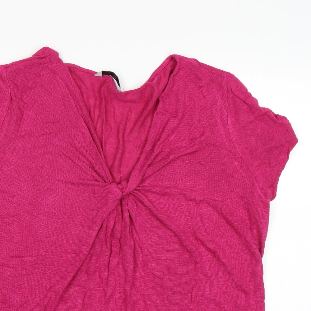 TU Womens Pink   Wrap Jumper Size 18
