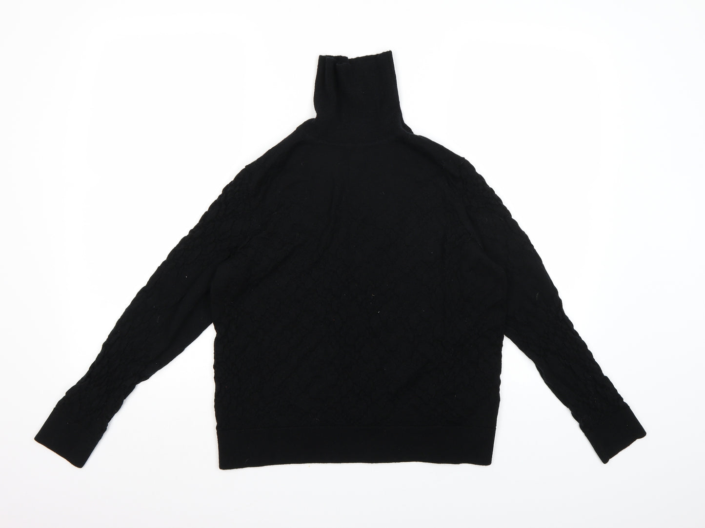 Marks and Spencer Womens Black  Knit Pullover Jumper Size 16