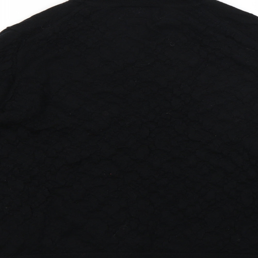 Marks and Spencer Womens Black  Knit Pullover Jumper Size 16