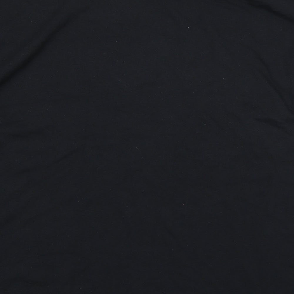 Gildan Mens Black    T-Shirt Size 2XL