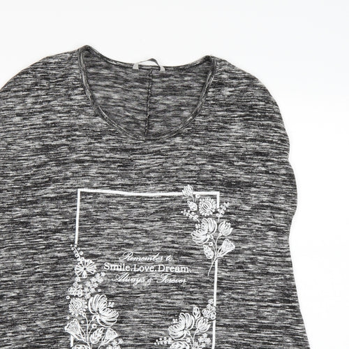 George Womens Grey  Knit Pullover Jumper Size 12
