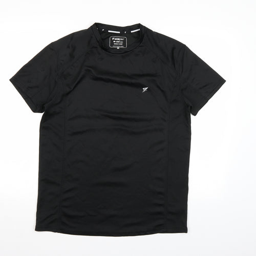 WORKOUT Mens Black   Basic T-Shirt Size XL