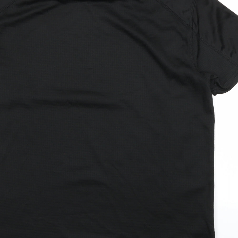 WORKOUT Mens Black   Basic T-Shirt Size XL