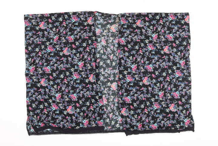 New Look Girls Black Floral  Jacket  Size S