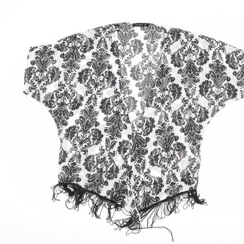 Atmosphere Womens Black Floral  Jacket  Size XS