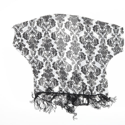 Atmosphere Womens Black Floral  Jacket  Size XS