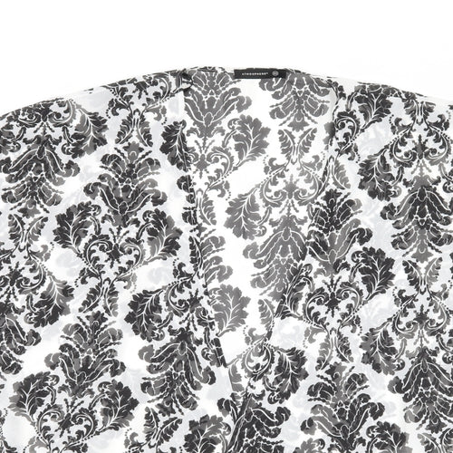 Atmosphere Womens Black Floral  Jacket  Size XS